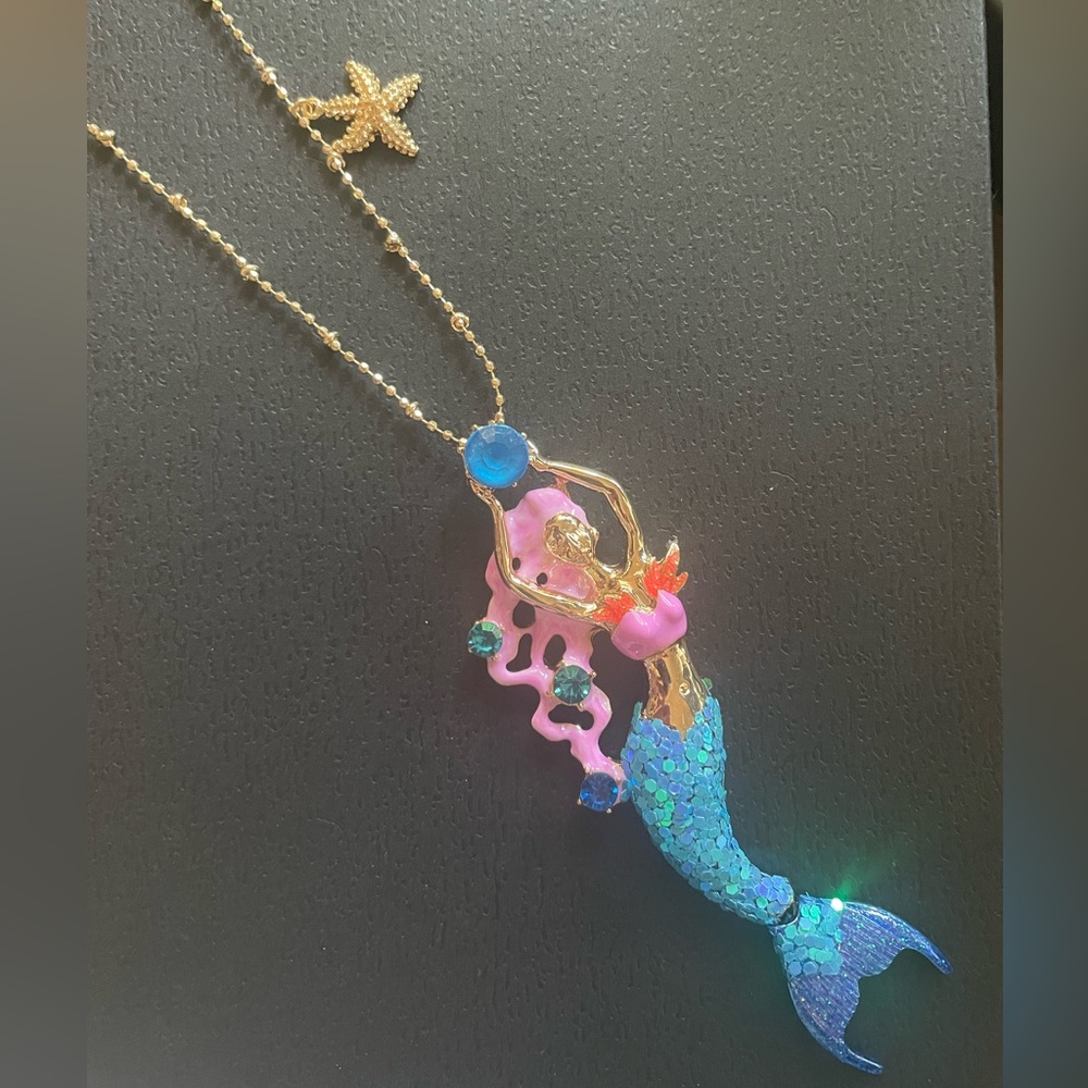 Betsey Johnson Mermaid Necklace